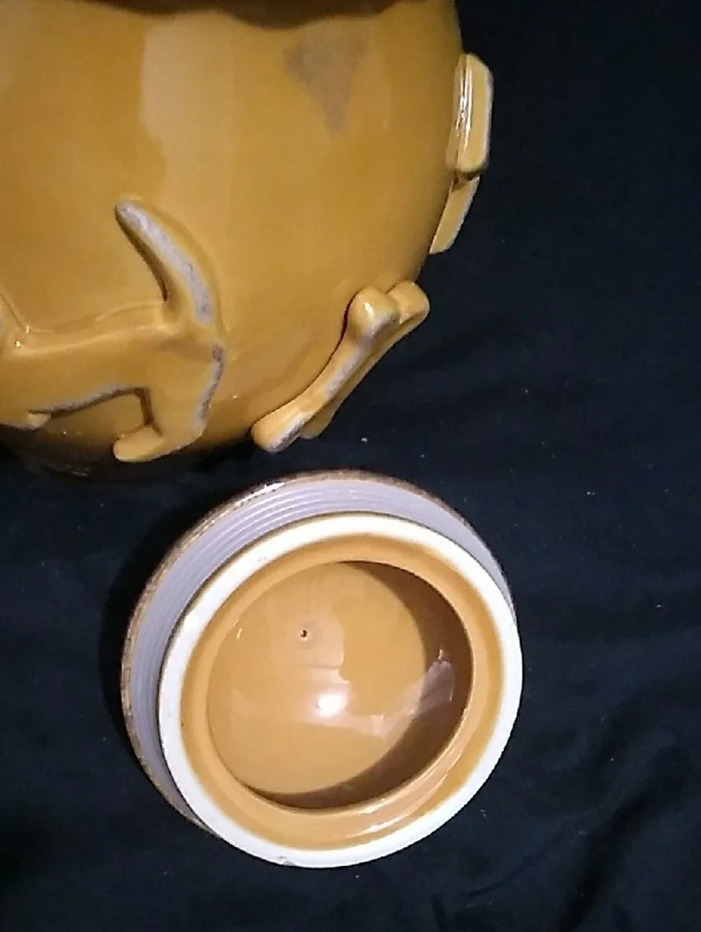 Carmel Ceramica Dog Treat Jar in 